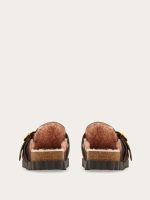 Ferragamo Gancini clog with rippled sole detail - Image 2